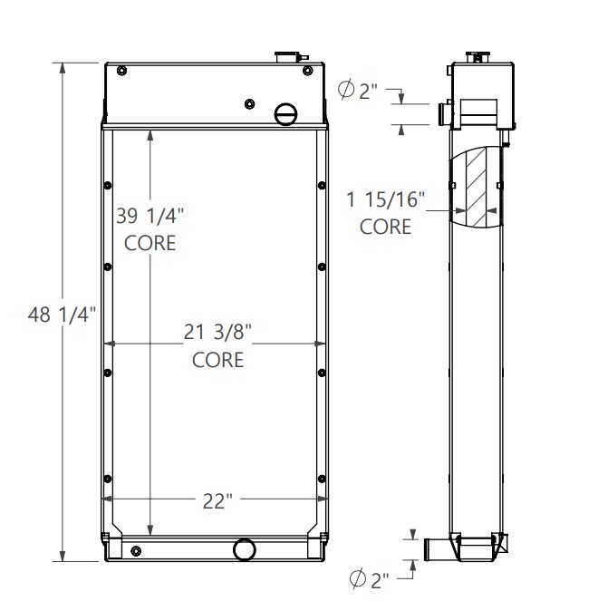 452214 - Doosan Compressor Radiator Radiator