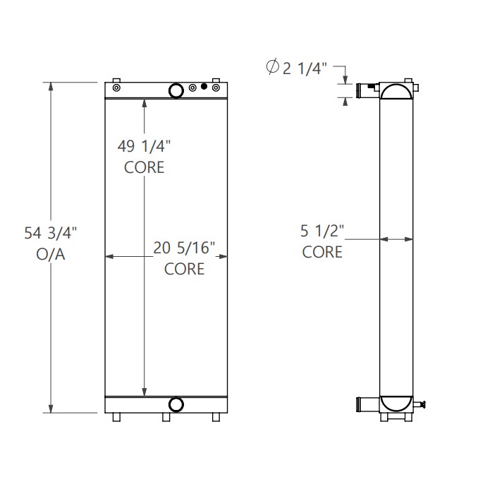 452217 - Volvo EC480 Radiator Radiator