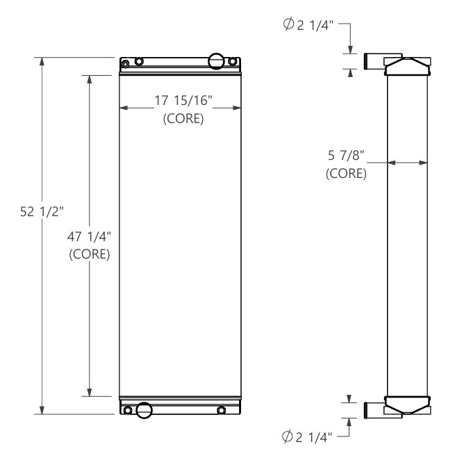 452227 - Hyundai HL975 Wheel Loader Radiator Radiator