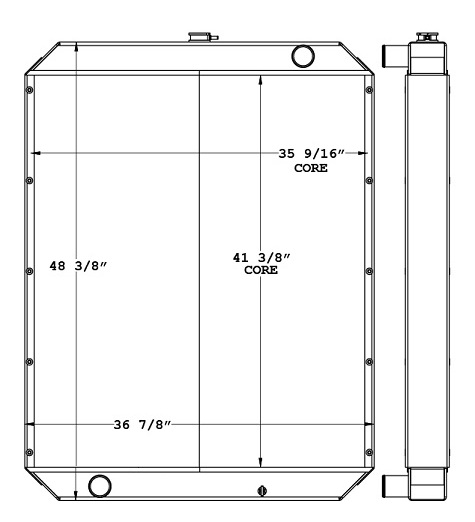 452230 - Case 330 Excavator Radiator Radiator