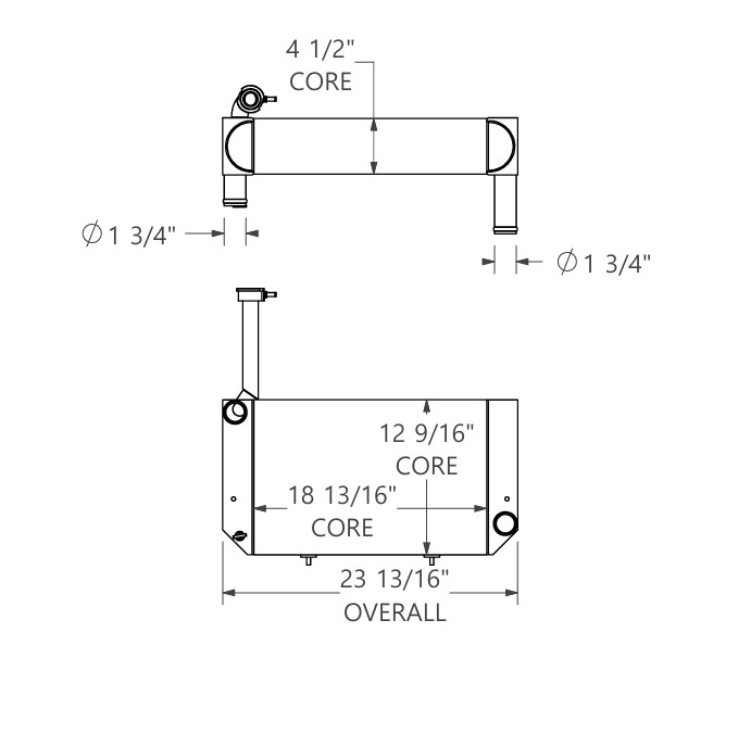 452234 - Bobcat D25D-9 Radiator Radiator