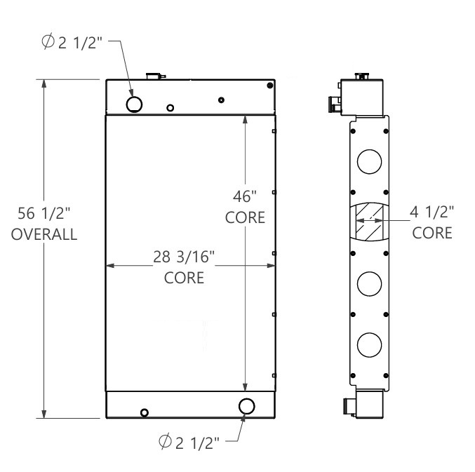 452242 - Doosan 755HP Compressor Radiator Radiator