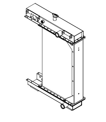 452243 - Case 1150 Dozer Radiator Radiator