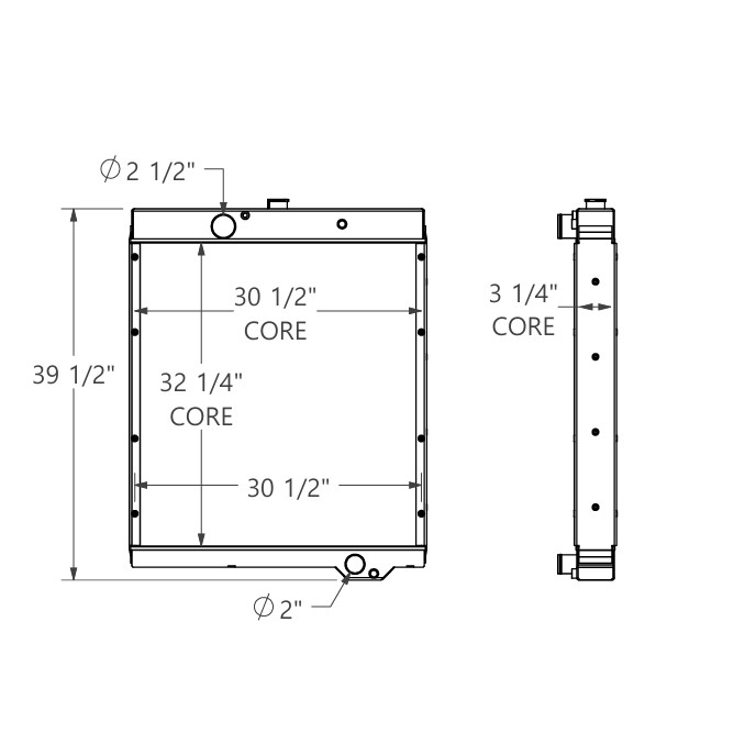 452244 - Kohler Generator Radiator Radiator
