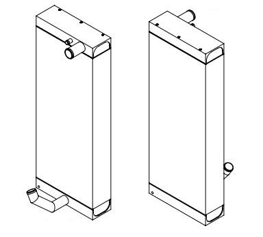 452245 - Vogele Super 2003-3 Paver Radiator Radiator