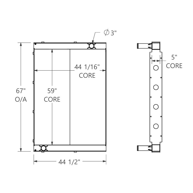 452249 - Dearing Compressor Radiator Radiator