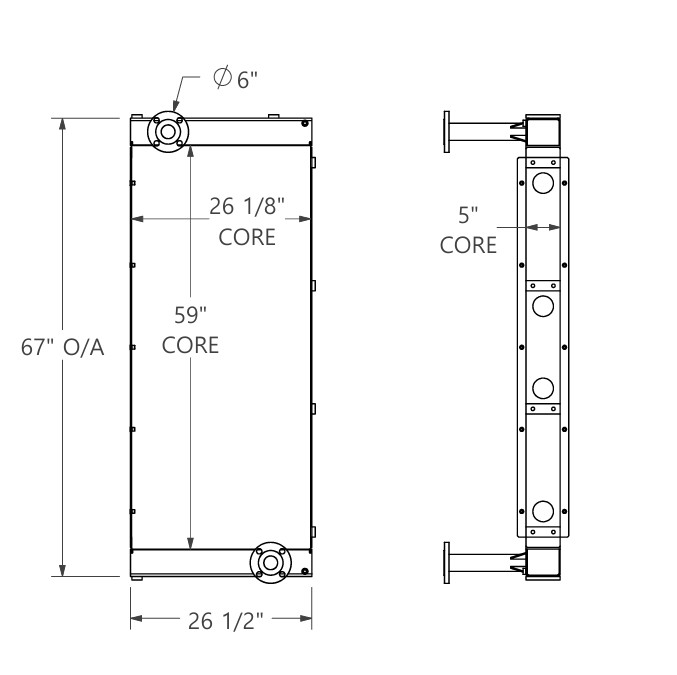 452250 - Dearing Compressor Radiator Radiator