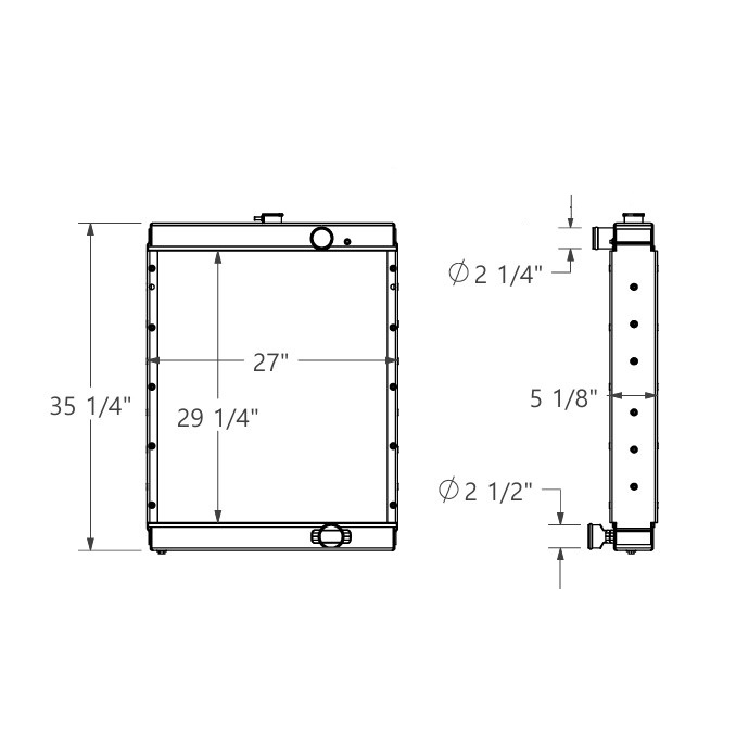 452258 - Top Soil Spreader Radiator Radiator