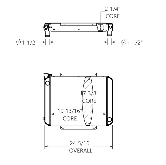 452269 - JLG 450SJ Radiator Radiator