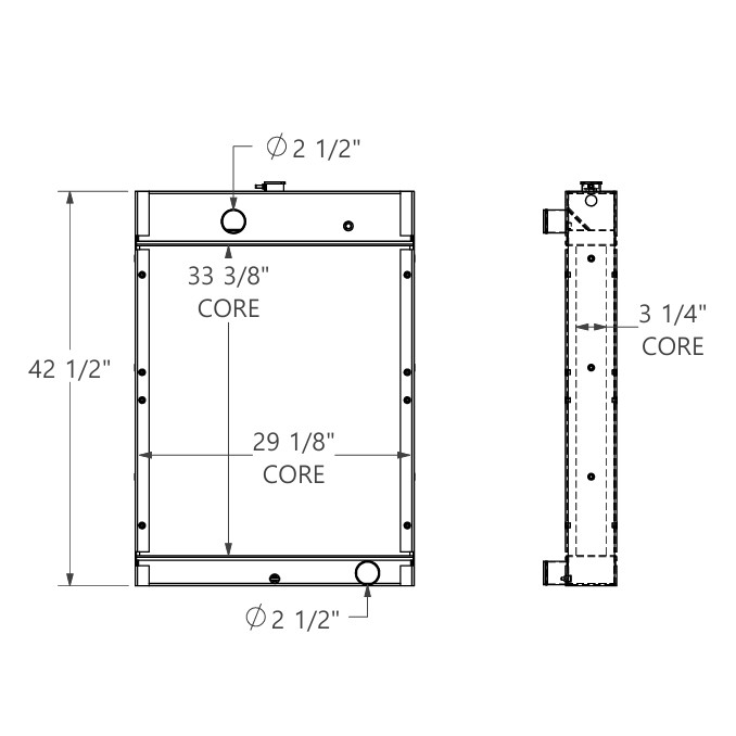 452272 - John Deere Radiator Radiator