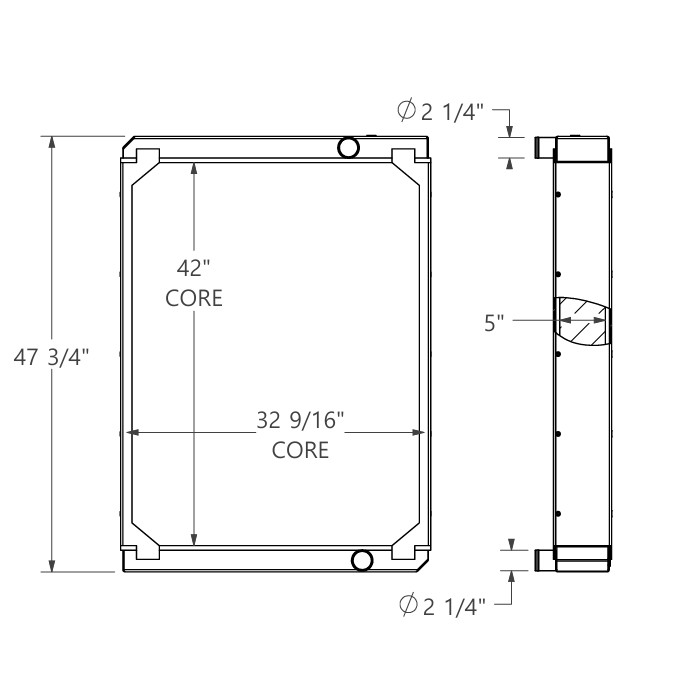 452277 - Case Sprayer Radiator Radiator