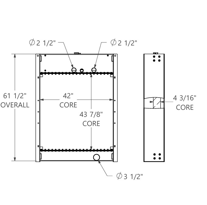 452282 - Stuart Generator Radiator Radiator