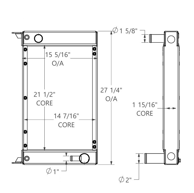 452284 - Cornell Pump Radiator Radiator