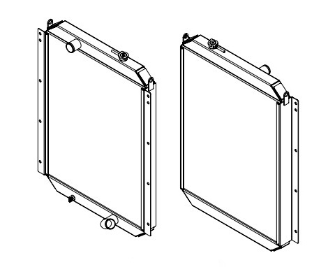 452287 - Case / Kobelco SK300LL Radiator Radiator