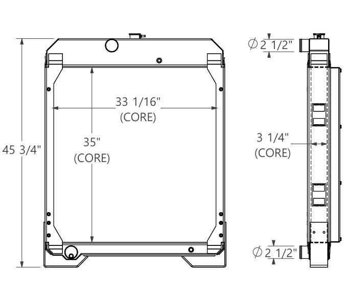 452294 - Godwin Pump Radiator Radiator