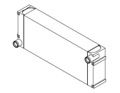 452295 - New Holland Skid Steer Radiator Radiator