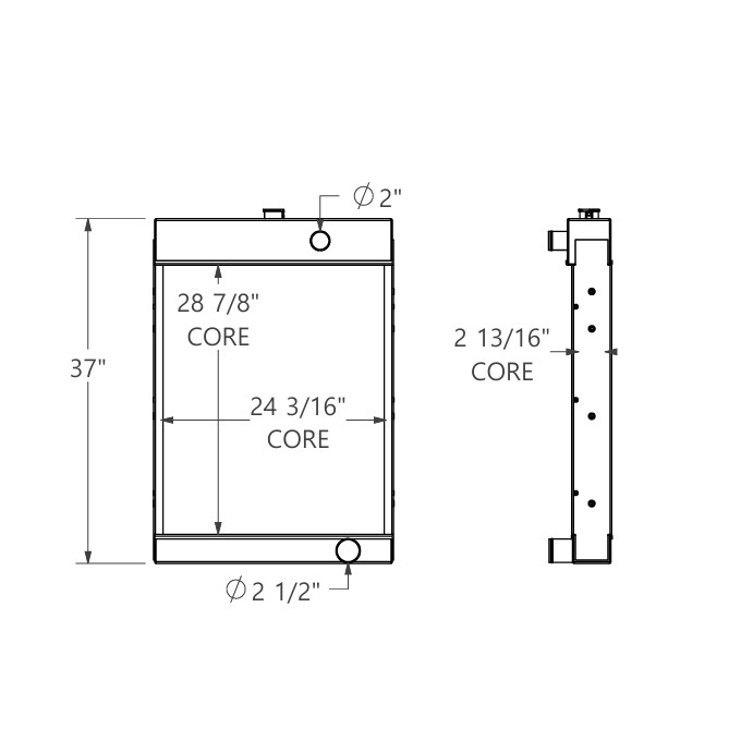 452296 - Kohler Generator Radiator Radiator