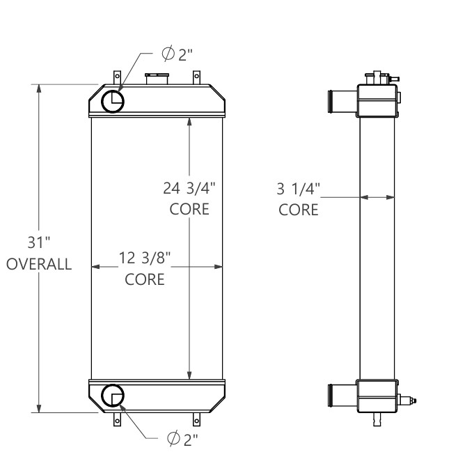 452304 - Hitachi Radiator Radiator