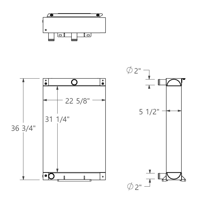 452382 - Harvester Radiator Radiator