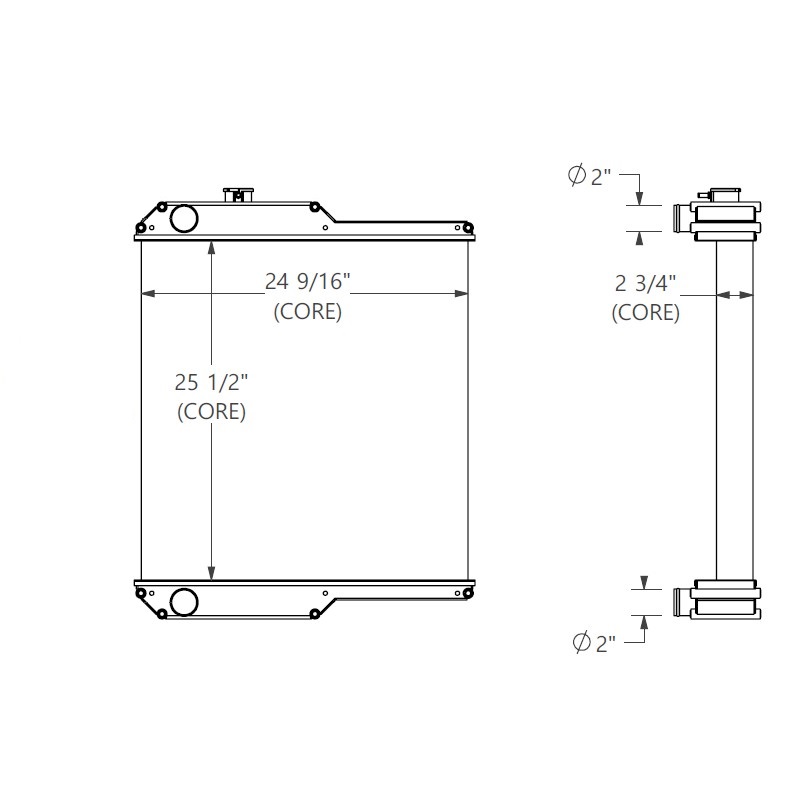 452404 - Broadcom Generator Radiator Radiator