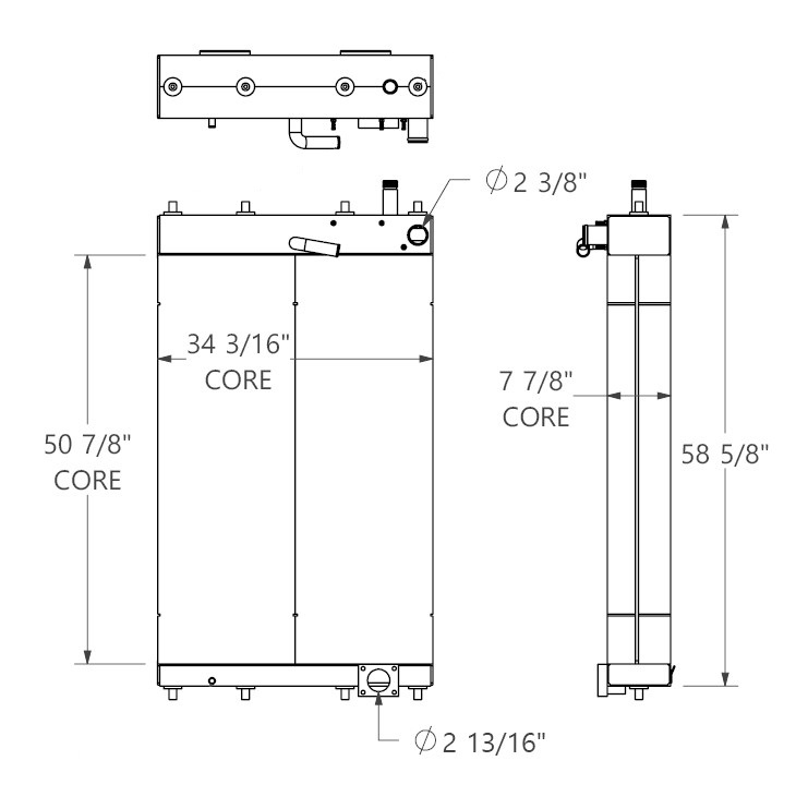 452409 - Komatsu WA500-8 Radiator Radiator