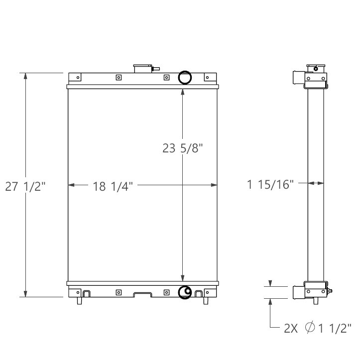 452413 - Bobcat Radiator Radiator