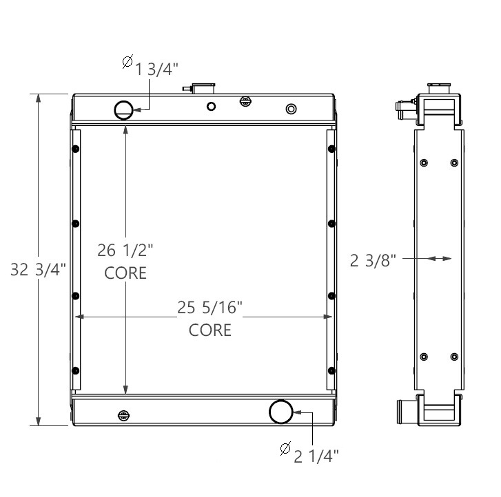 452422 - Walinga Portable Sprayer Radiator Radiator