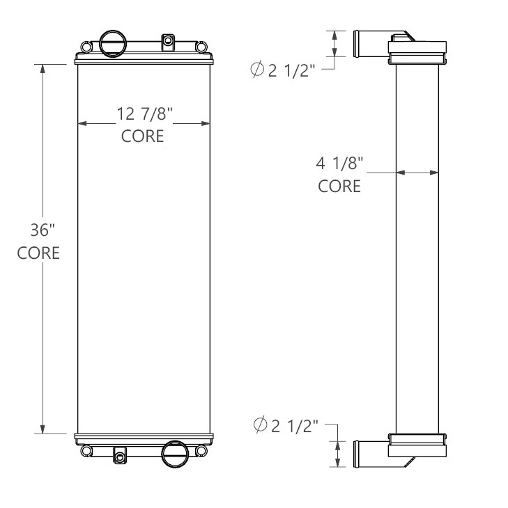 452444 - John Deere 130G Excavator Radiator Radiator