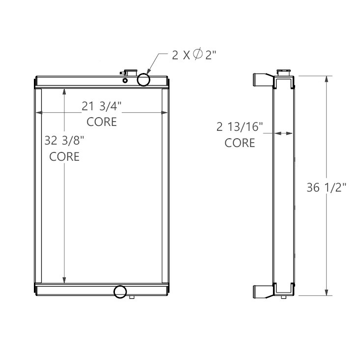 452452 - Ingersoll Rand Compressor Radiator Radiator