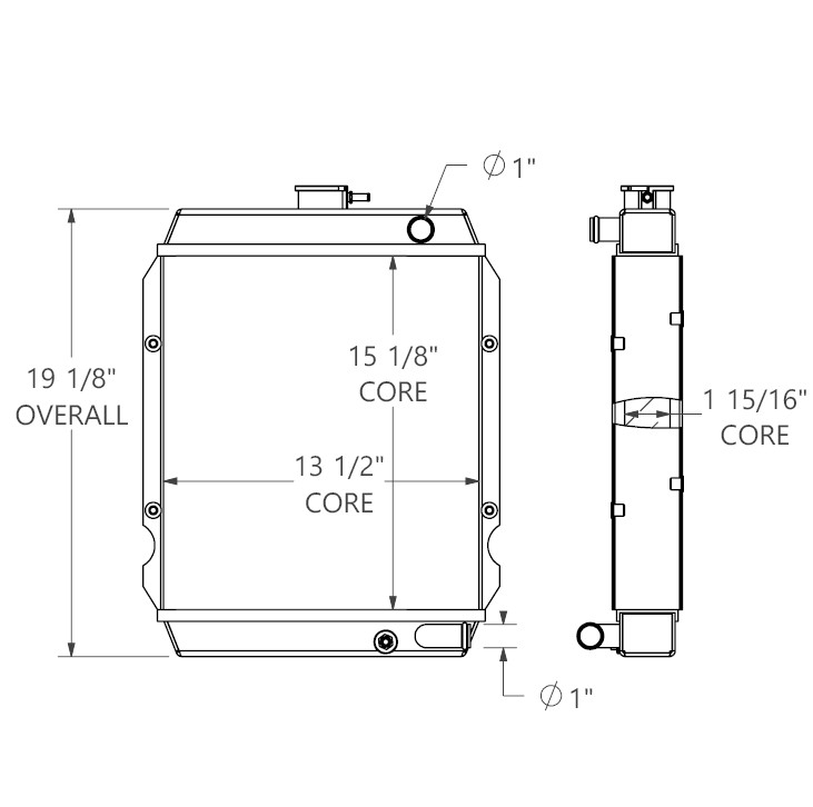 452468 - Industrial Radiator Radiator