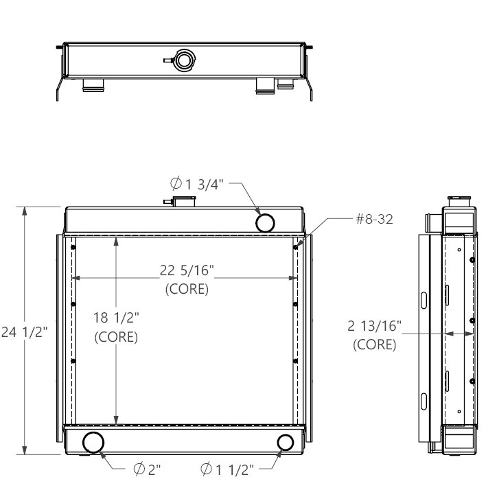 452480 - Bomag Roller Radiator Radiator