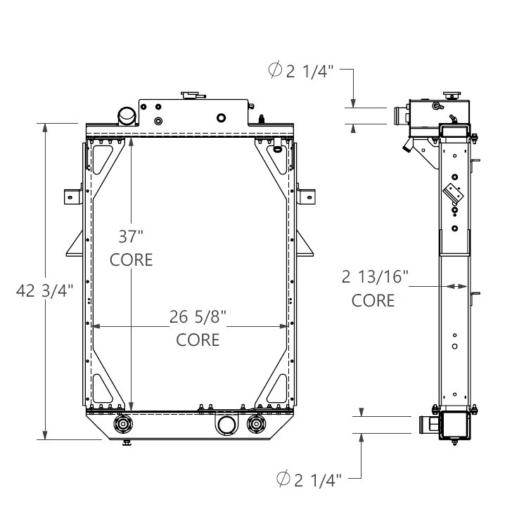 452485 - Fire Truck Radiator  Radiator