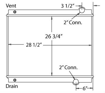 5600-12A - 1990-1994 1/2 Ford B&F Series w/MT Radiator