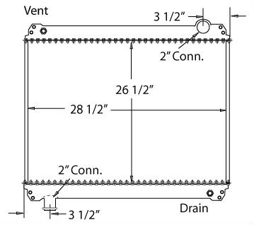 570002 - 1994 1/2 and up Ford B&F Series w/MT Radiator