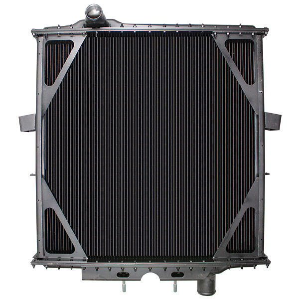 770051 - Peterbilt 379 with High Efficiency 4 row core with Remote Mount Expansion Tank Radiator