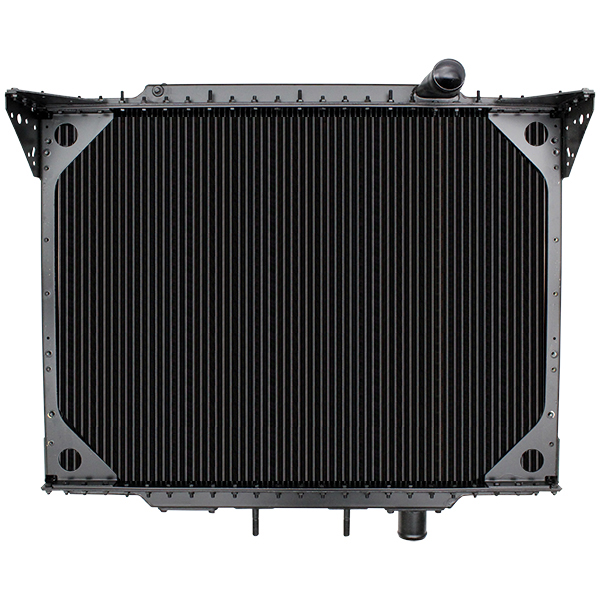 8000-41BT - Volvo Truck Bolt on tank radiator with top right  