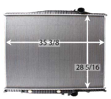 800044 - Volvo VHD / Mack CT Granite with oil cooler Radiator