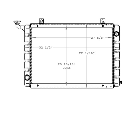 8000-70 - Superseded to 5800-36ST Radiator