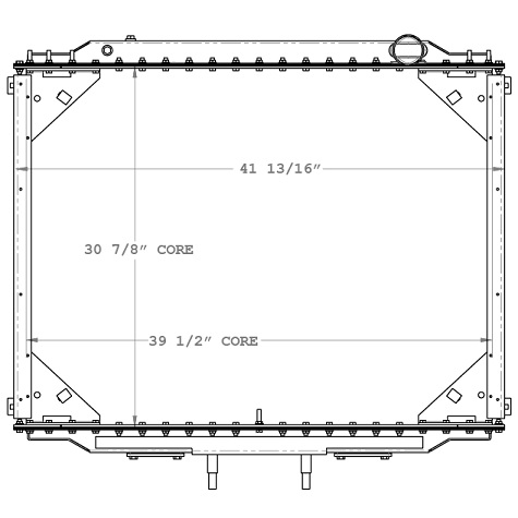 800092 - Western Star Radiator - Radiator