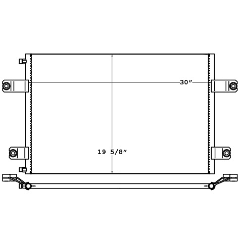 CON0067 - Mack CL713 1999 - 2005 Condenser