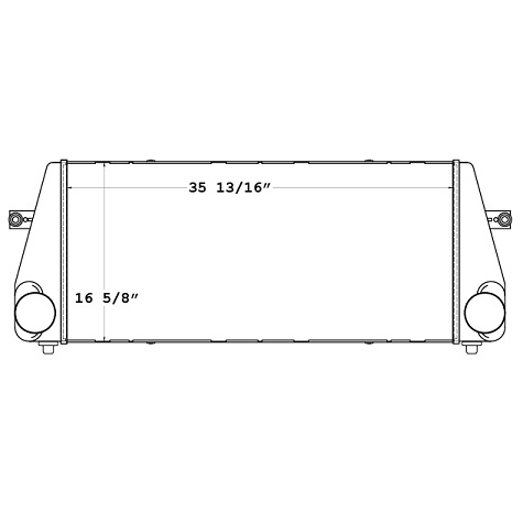 DOD11302 - Dodge RAM Pickup 1995-2002 Cummins Turbo Diesel Charge Air Cooler