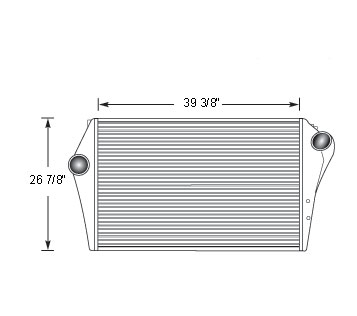 FOR19001 - Ford 9000 Series Charge Air Cooler