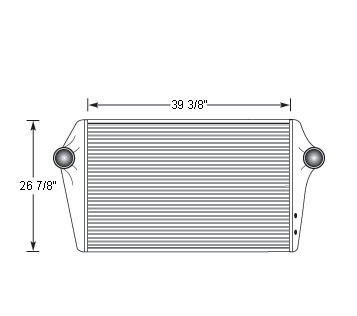 FOR19006 - Ford 9000 Series Charge Air Cooler