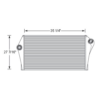 FOR19009 - Ford/Sterling 9000/9500 Series Charge Air Cooler