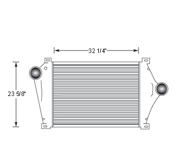 FOR19012 - Ford/Sterling 7000/8000 Series - Charge Air Cooler