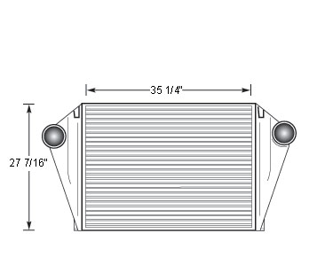 FOR19018 - Ford/Sterling 9000/9500 Series Charge Air Cooler