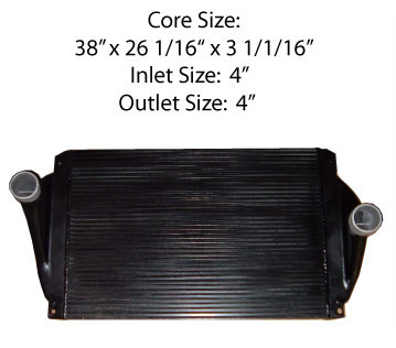 FRT18142 - Freightliner Cascadia, Century, Columbia, FLD and M2-112 2008-2013 Charge Air Cooler