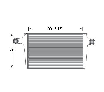 GMC15803 - GMC Topkick Charge Air Cooler