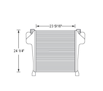 GMC15805 - GMC TRUCK Charge Air Cooler
