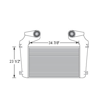 KEN16509 - DISCONTINUED Charge Air Cooler